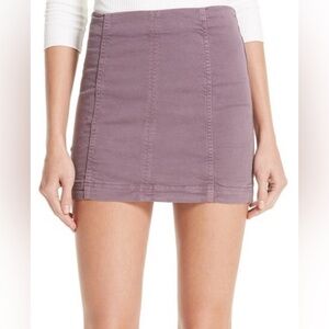 Free People Modern Femme Mini Boho Skirt 100% Cotton